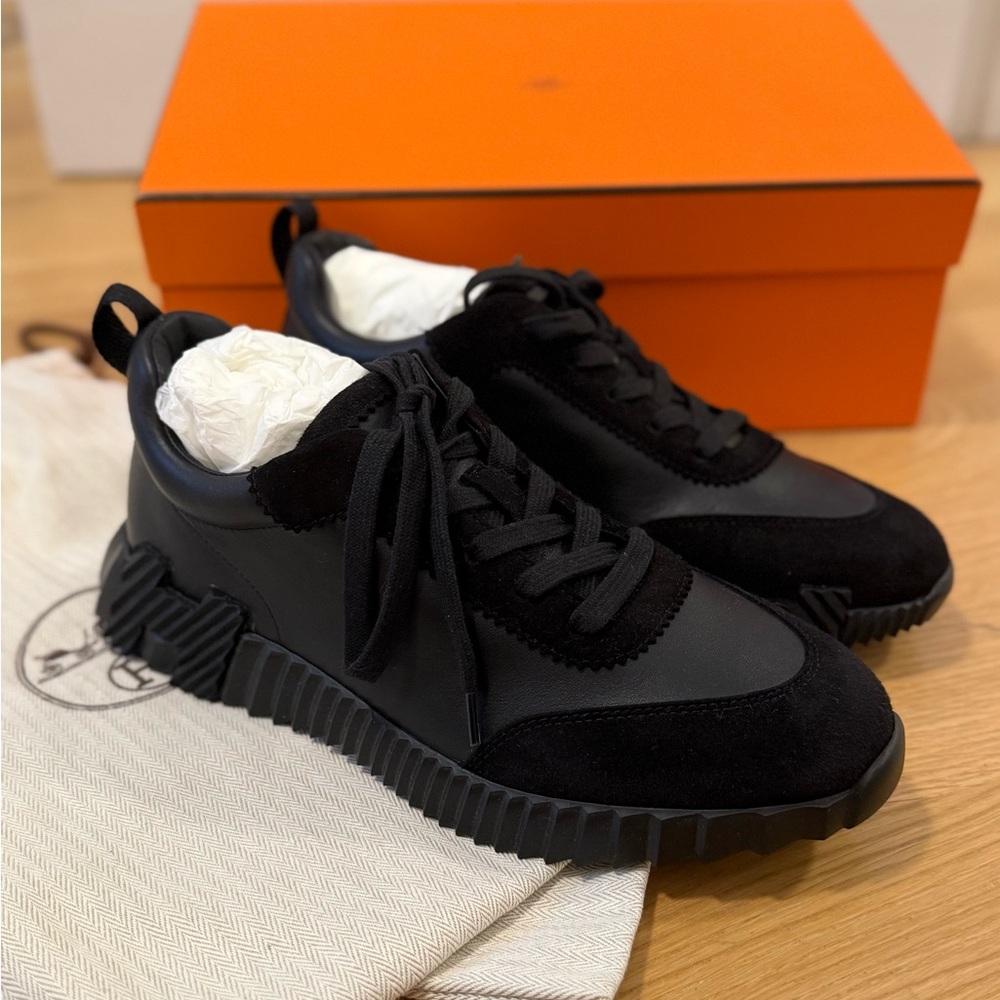 NEW Hermes Leather Bouncing Sneaker